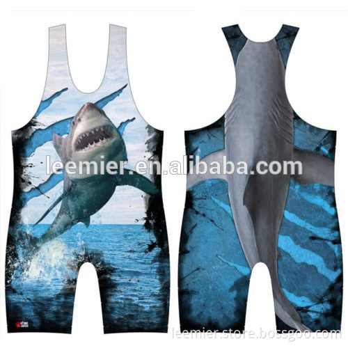 Fashion custom cheap wrestling singlets for sale